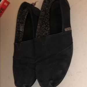 black slip on shoes